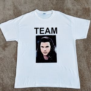 Twilight Team Jacob Custom White Shirt Mens Large